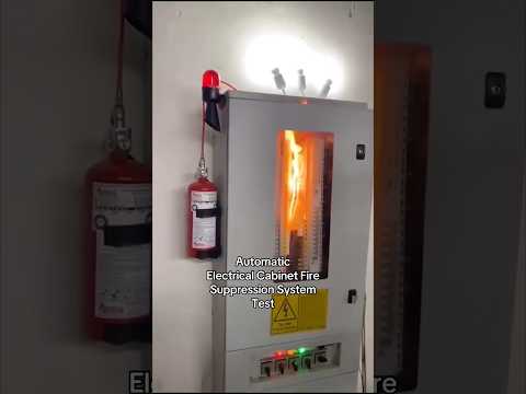 Kord Fire Protection cabinet suppression test short-form video